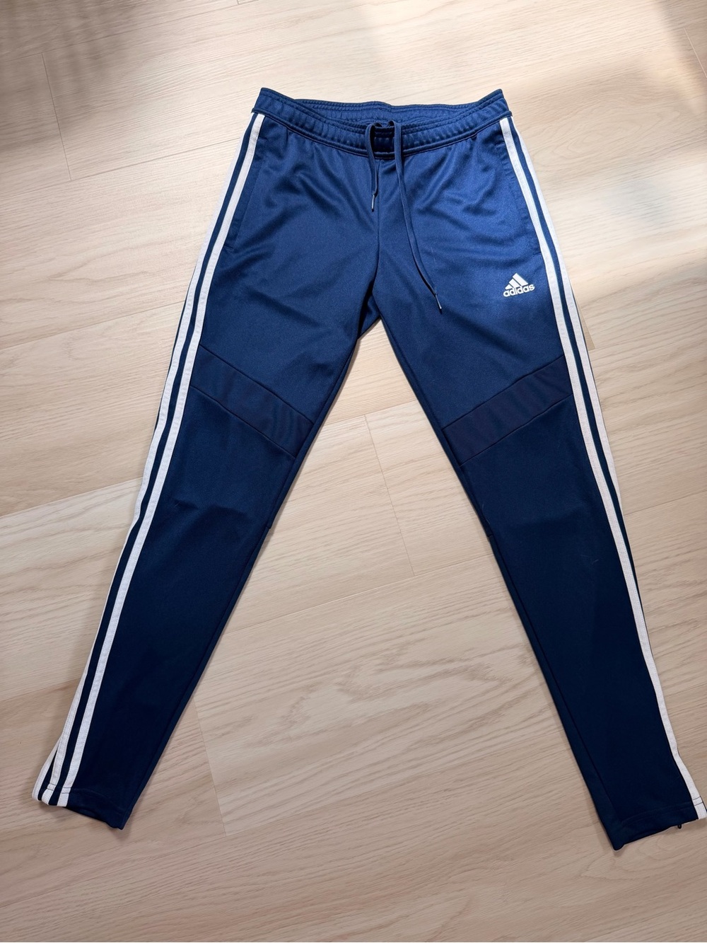 adidas Navy Tiro19 Soccer Training Three-Stripe Joggers Size S